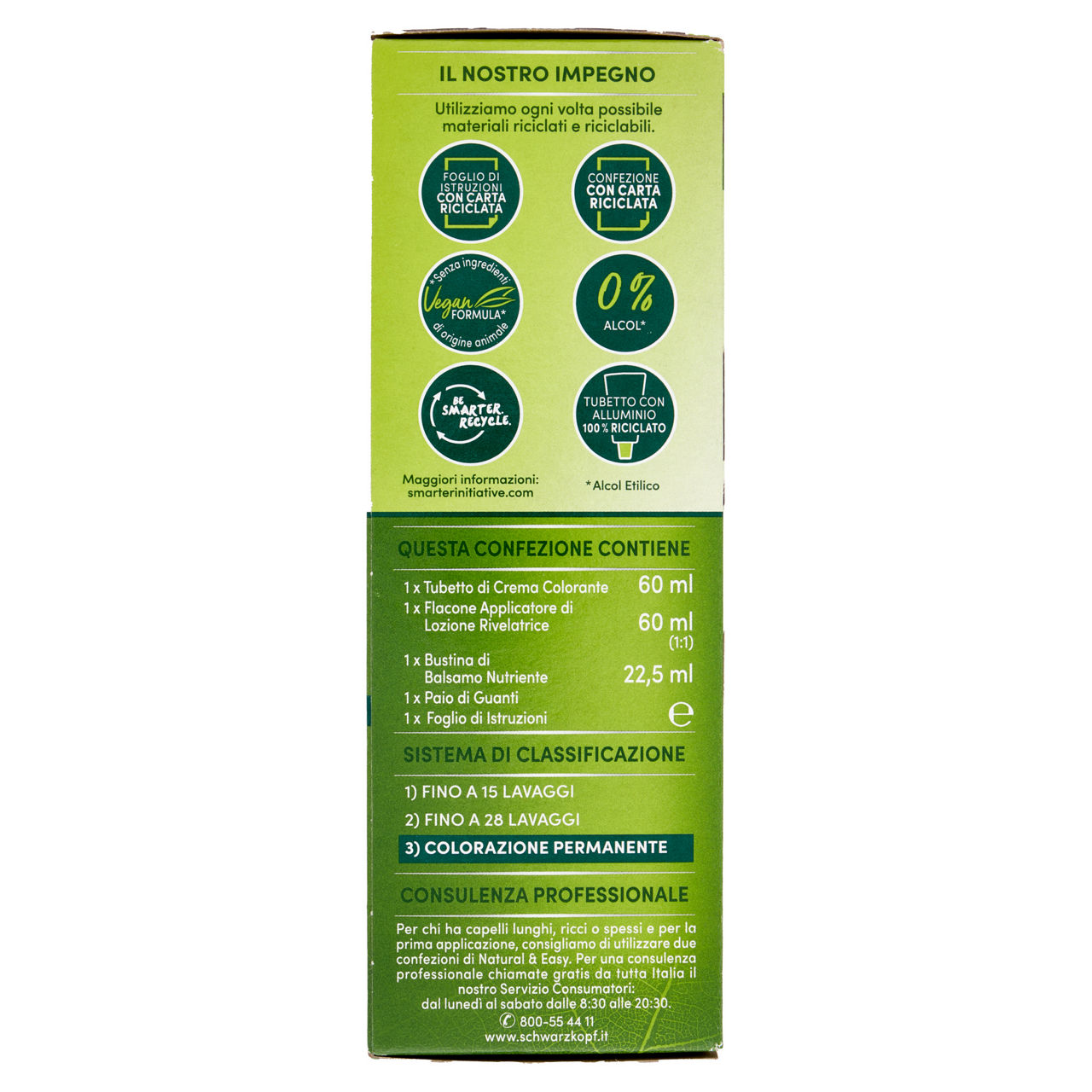 Colorazione schwarzkopf natural & easy 580 castano scuro naturale pz 1 - Immagine 21