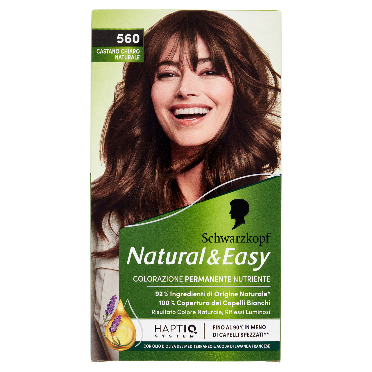 Colorazione schwarzkopf natural & easy 560 castano chiaro naturale pz 1 - Immagine 01