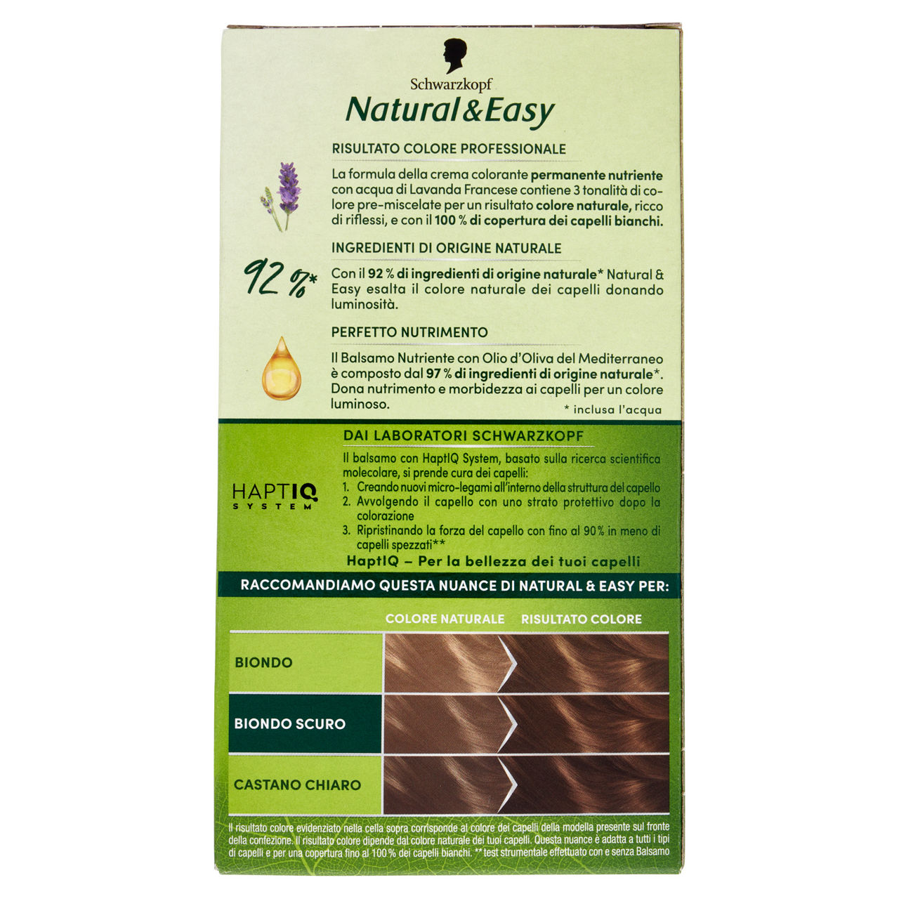 Colorazione schwarzkopf natural & easy 560 castano chiaro naturale pz 1 - Immagine 41