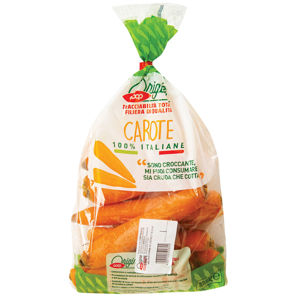 Carote in busta 1 kg