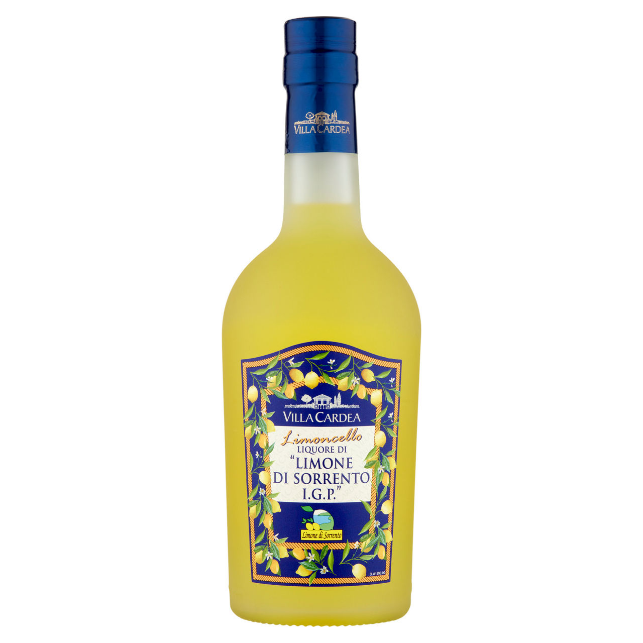 Limoncello limoni di sorrento igp 30 gradi villa cardea bottiglia ml 500 - Immagine 01