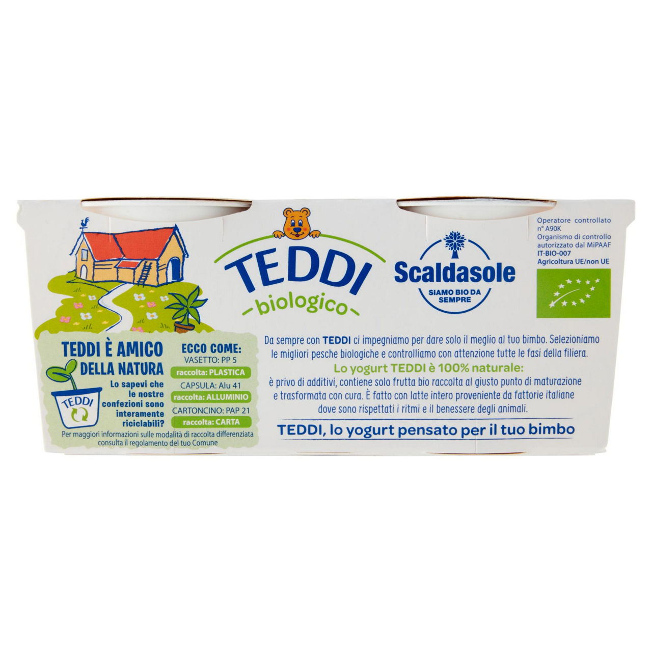 Yogurt bio alla pesca 2 pz da 115 gr - Immagine 41