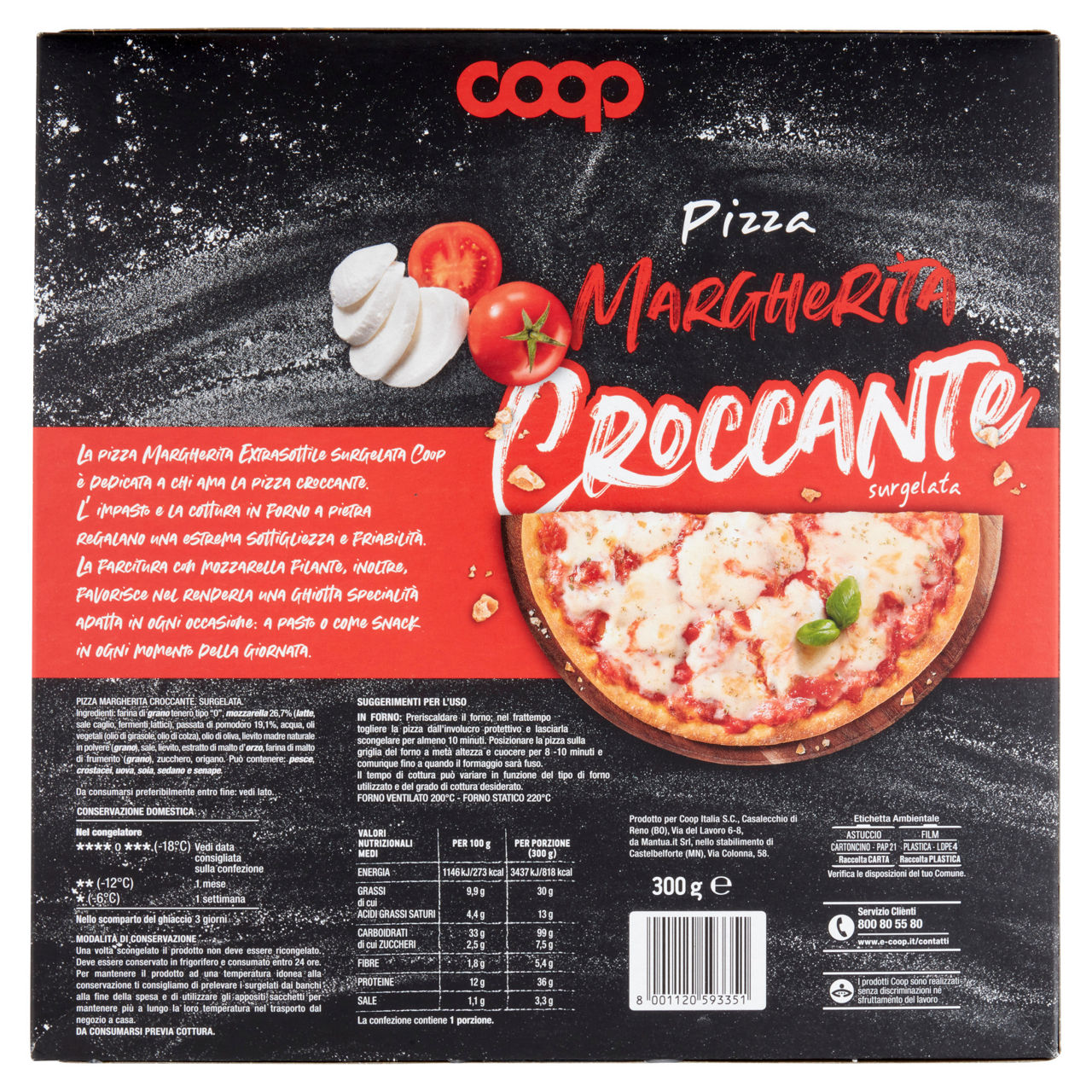 Pizza Margherita croccante 300 gr - Immagine 41