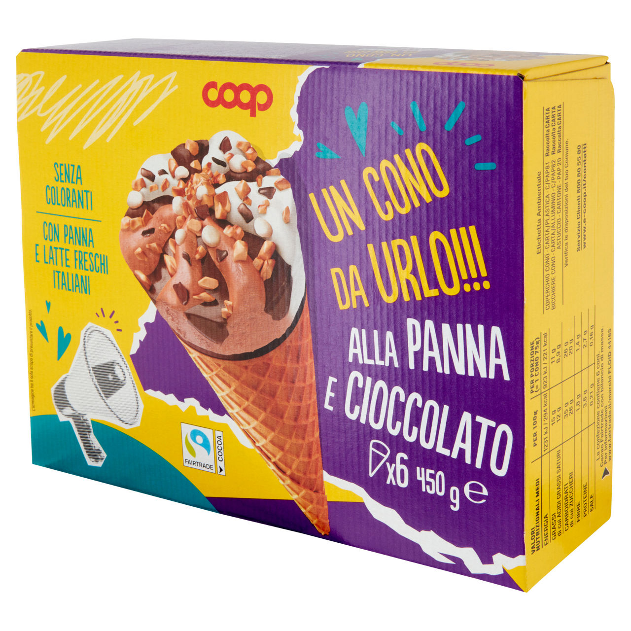 Cono gelato panna e cioccolato 6 pz 450 gr - Immagine 31