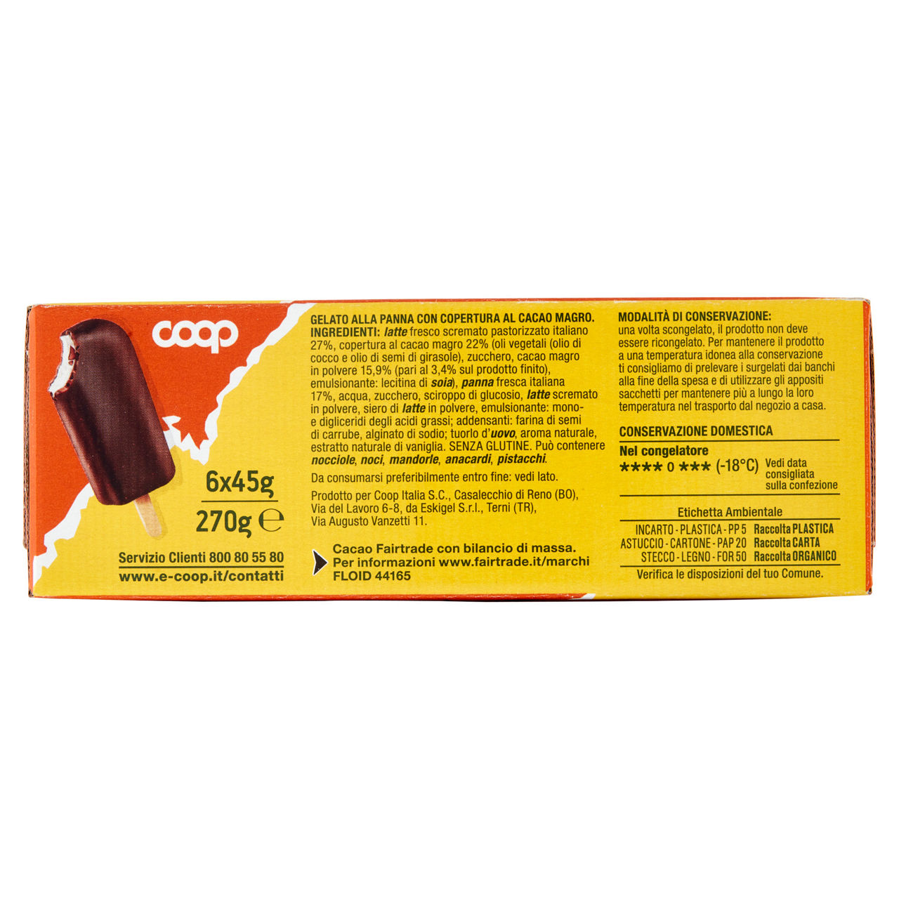 Stecco gelato ricoperto al cacao 6 pz 270 gr - Immagine 21