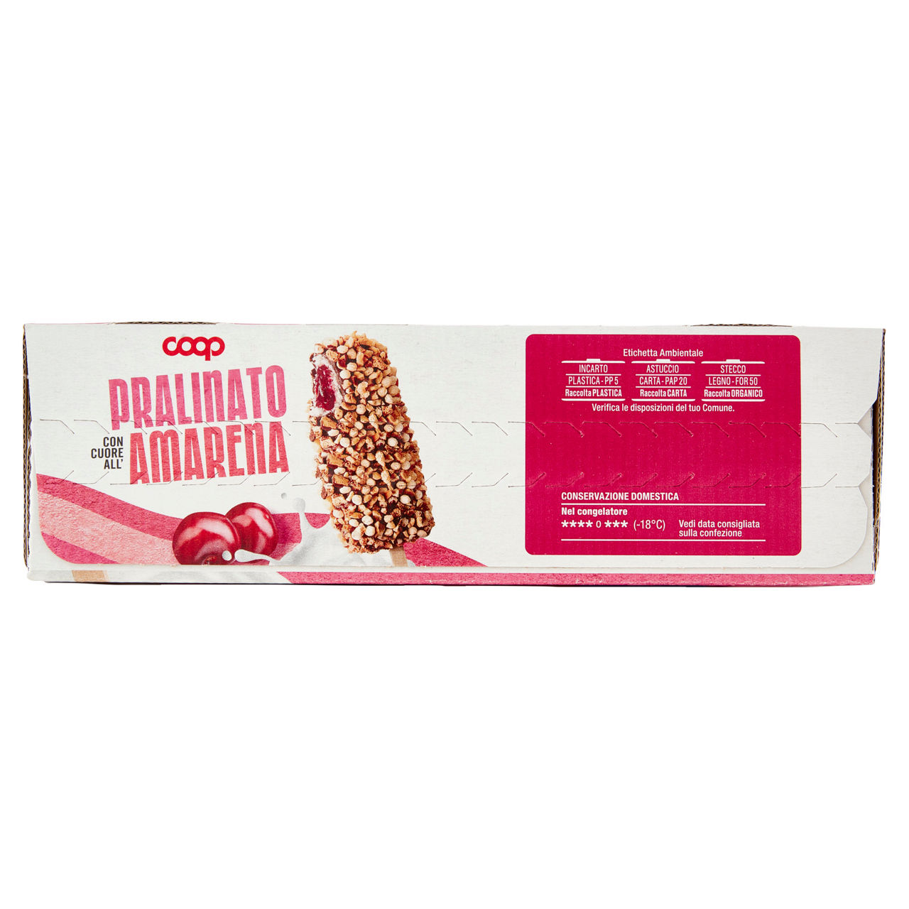 Stecco gelato pralinato con cuore all'amarena 6 pz 360 gr - Immagine 21