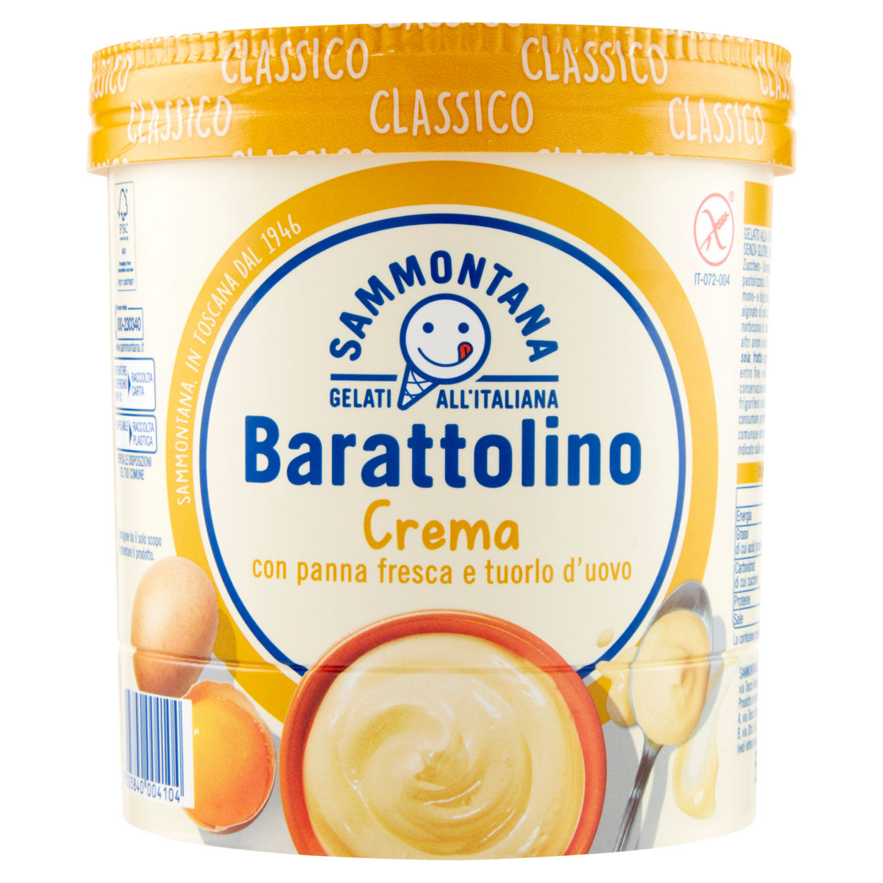 Gelato alla crema con panna fresca e tuorlo d'uovo 500 gr - Immagine 41
