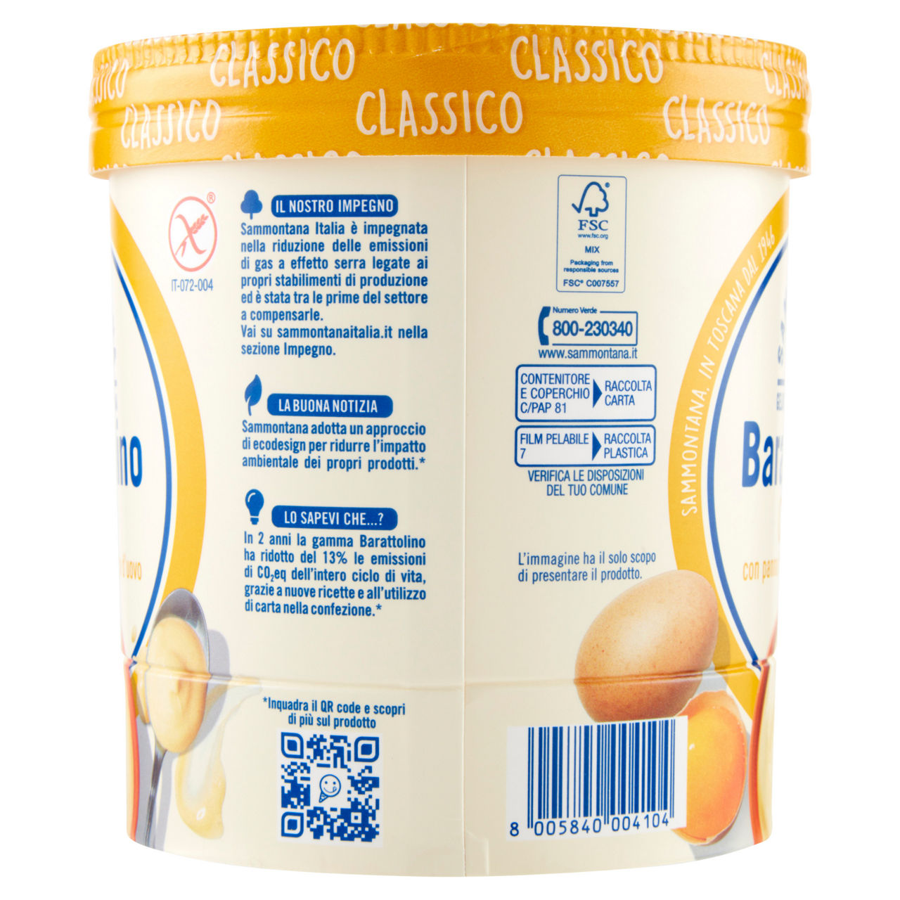 Gelato alla crema con panna fresca e tuorlo d'uovo 500 gr - Immagine 51