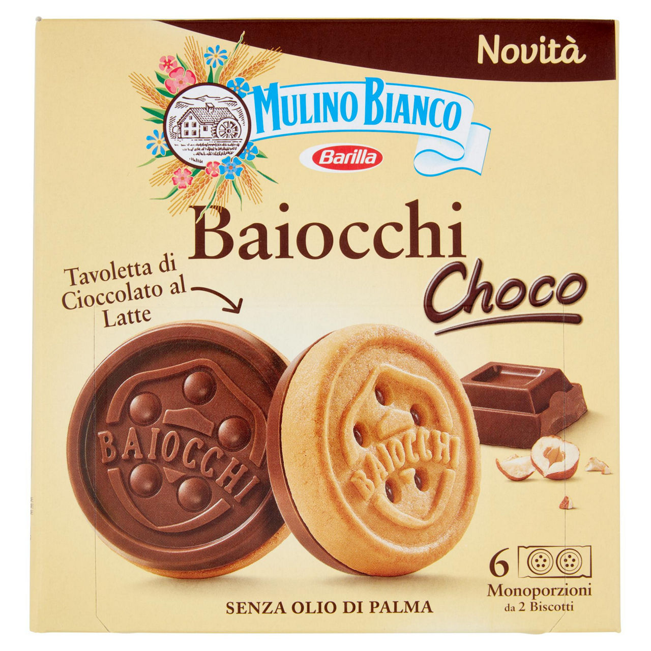 Biscotti Baiocchi Choco 144 gr - Immagine 01