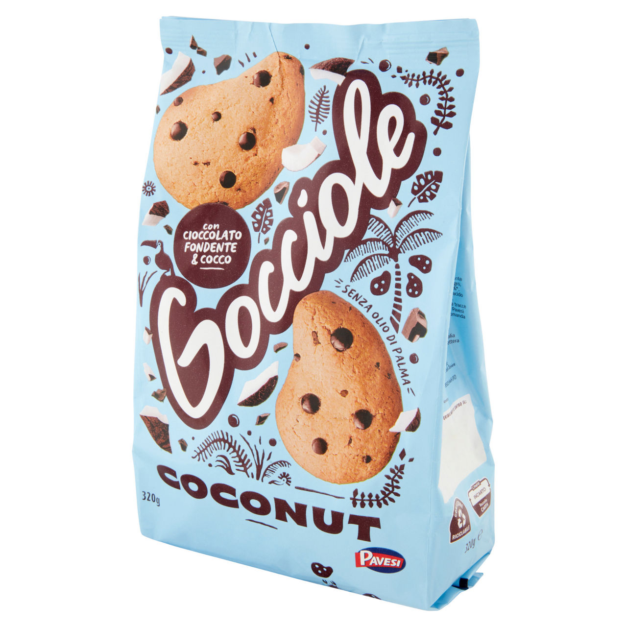 Biscotti gocciole coconut 320 gr - Immagine 21