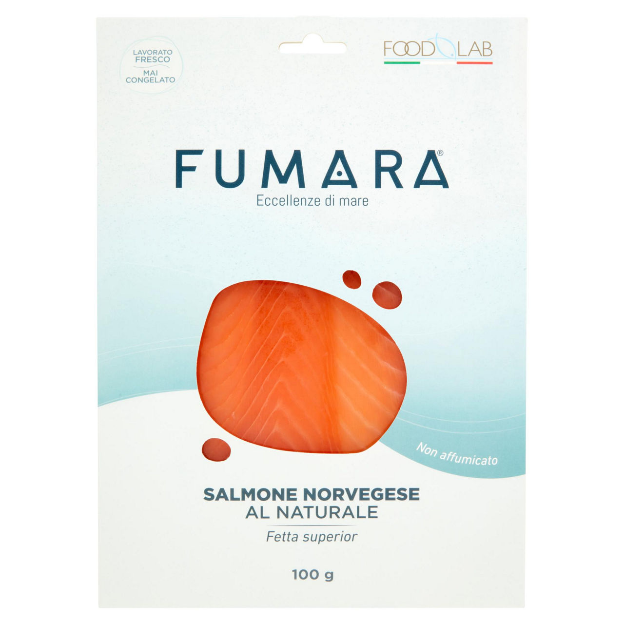 Salmone Norvegese al naturale 100 gr