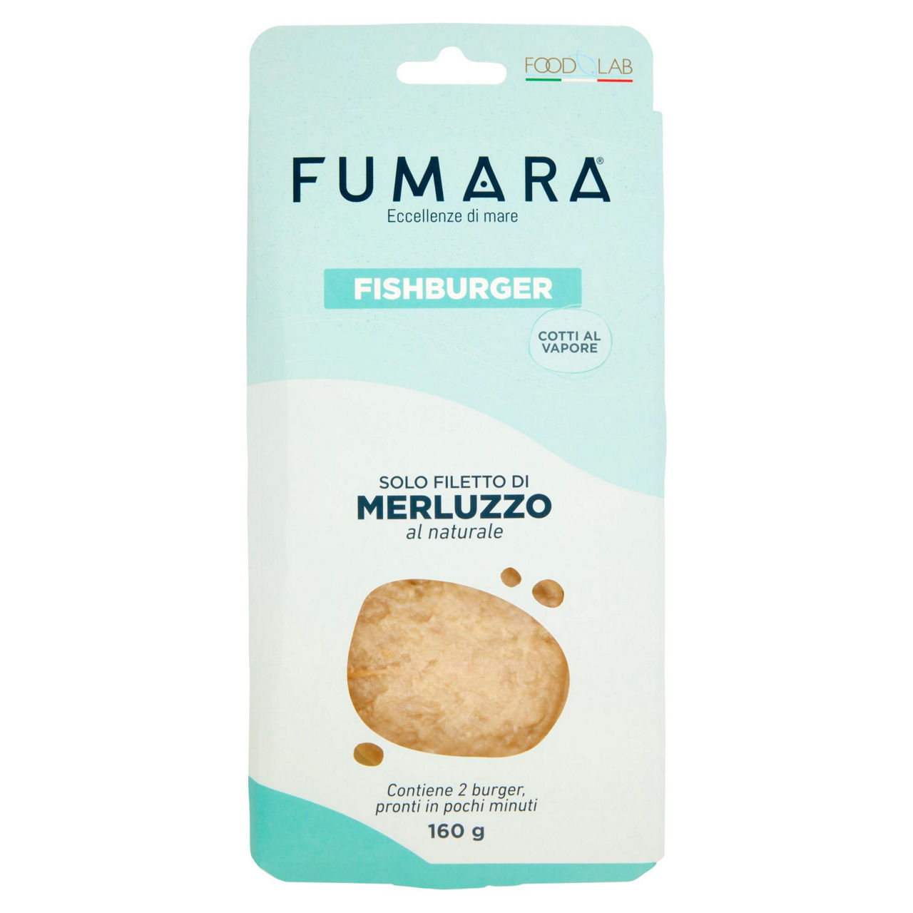 Burger di merluzzo 2 pz 160 gr - Immagine 01