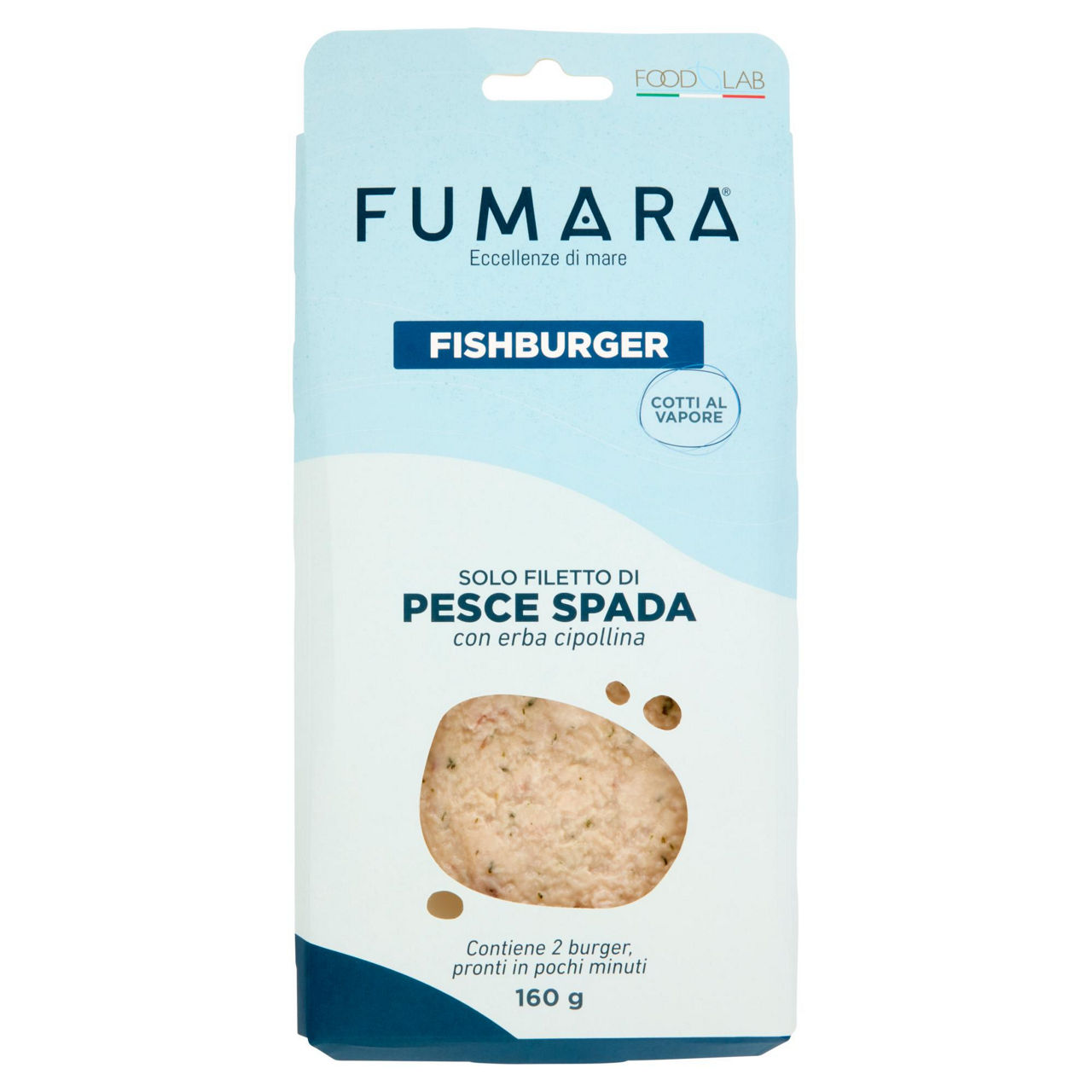 Burger di pesce spada 2 pz 160 gr - Immagine 01