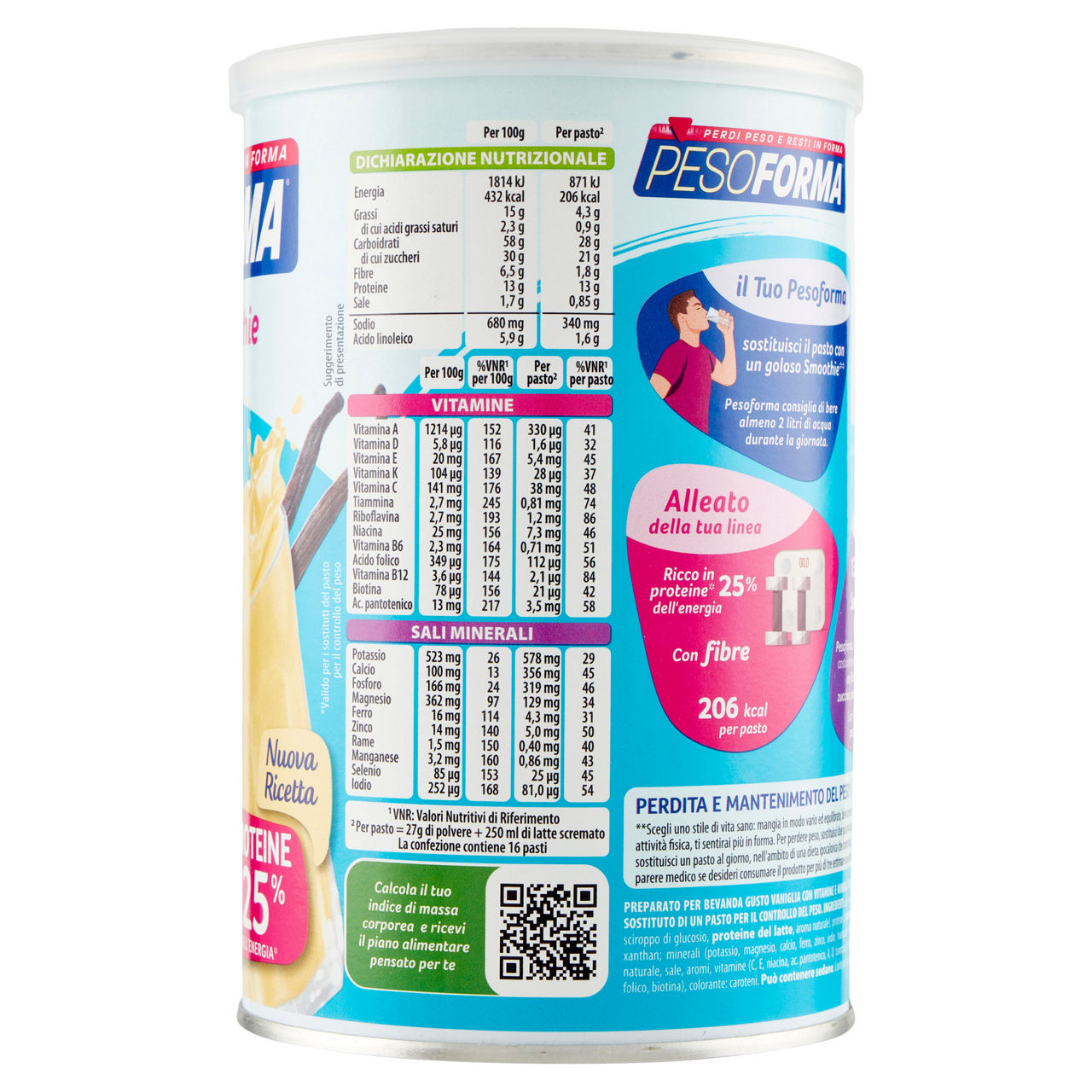 SMOOTHIE PESOFORMA VANIGLIA GR.436 - Immagine 41