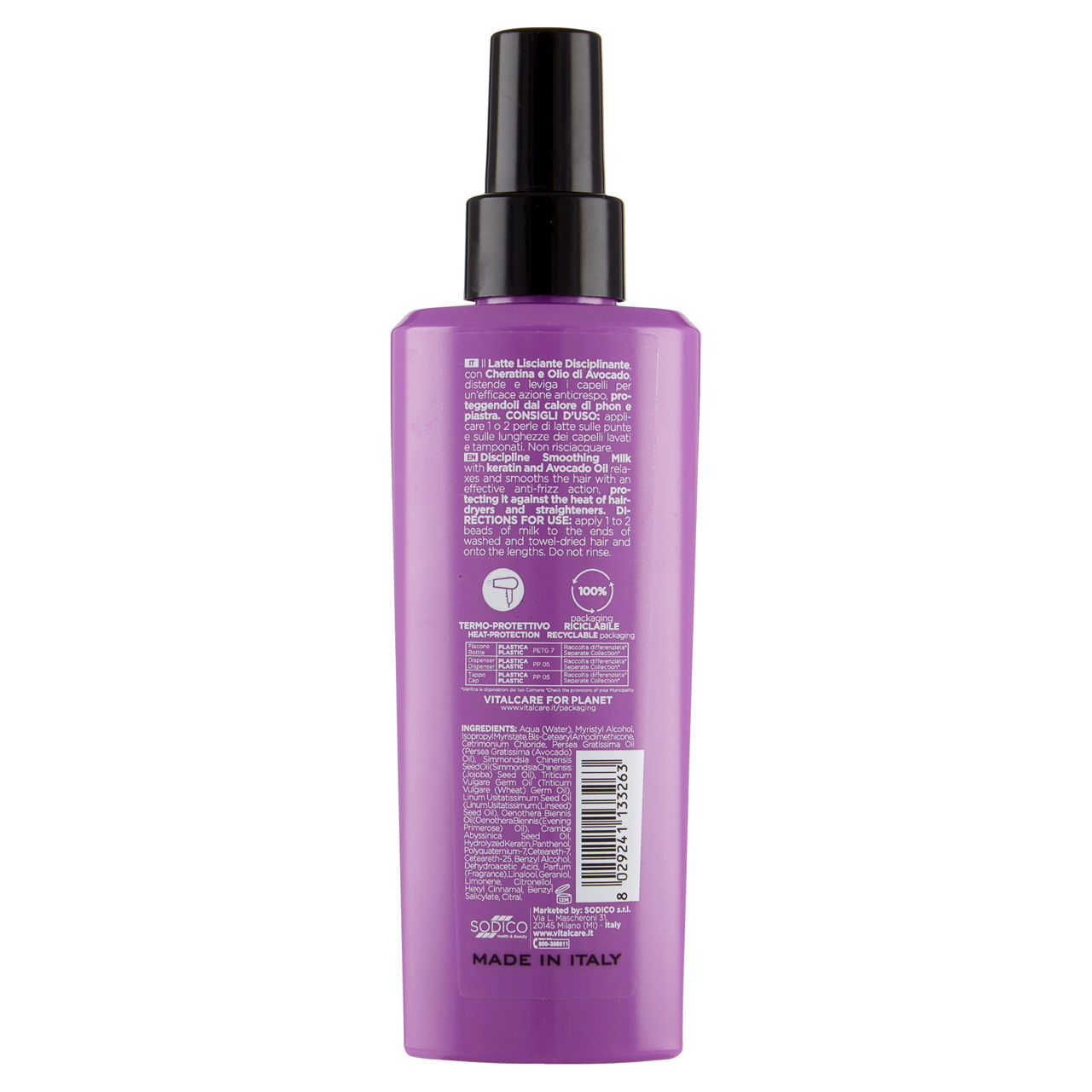 Latte lisciante vitalcare pro liscio ml 125 - Immagine 41