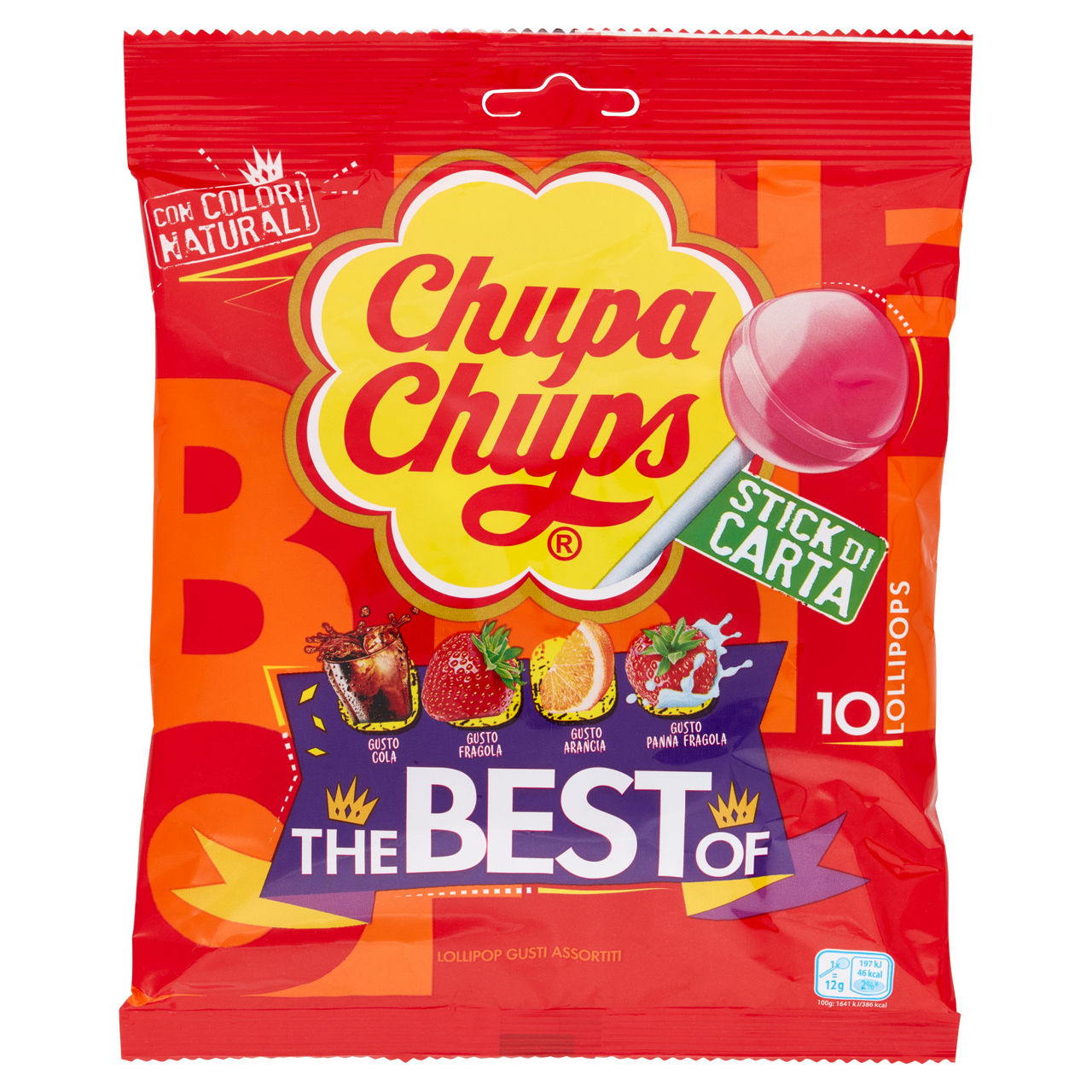 Caramelle Chupa Chups ai gusti assortiti 10 pz - Immagine 01