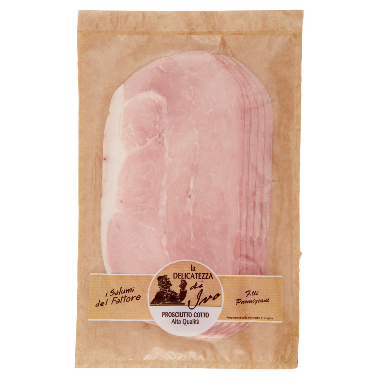 Prosciutto cotto Alta Qualità 140 gr - Immagine 01