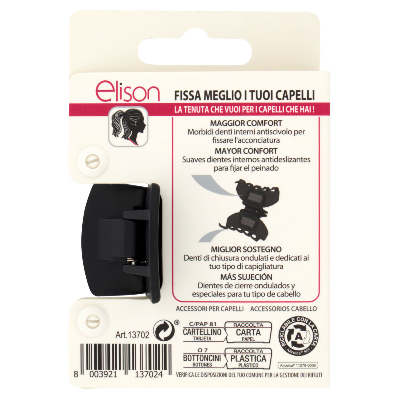 Pinza elison hf media capelli normali pz 1 - Immagine 51