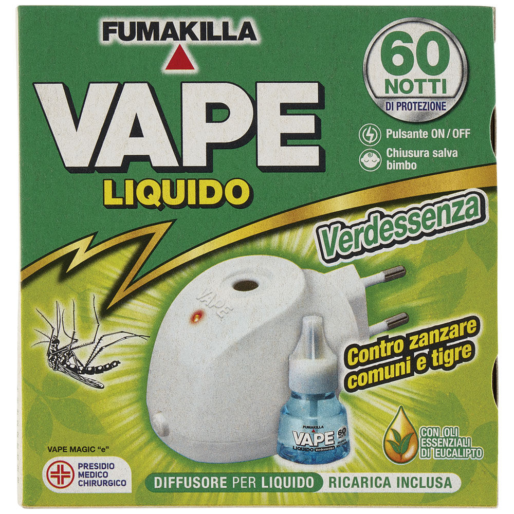 Repulsivo elettroemanatore vape verdessenza base+ric.liq.60notti pz.1 - Immagine 01