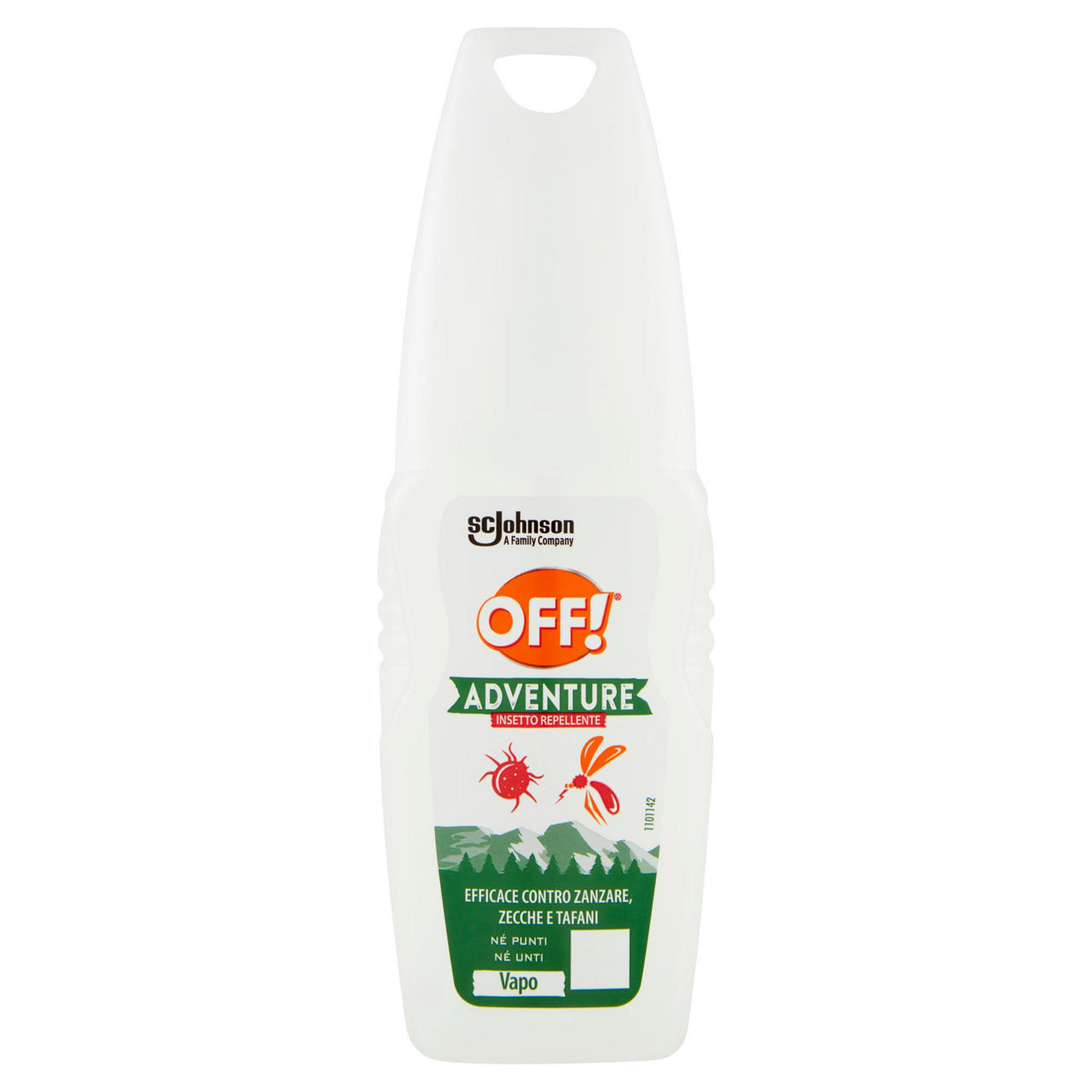Repulsivo vapo Adventure contro zanzare zecche e tafani 100 ml