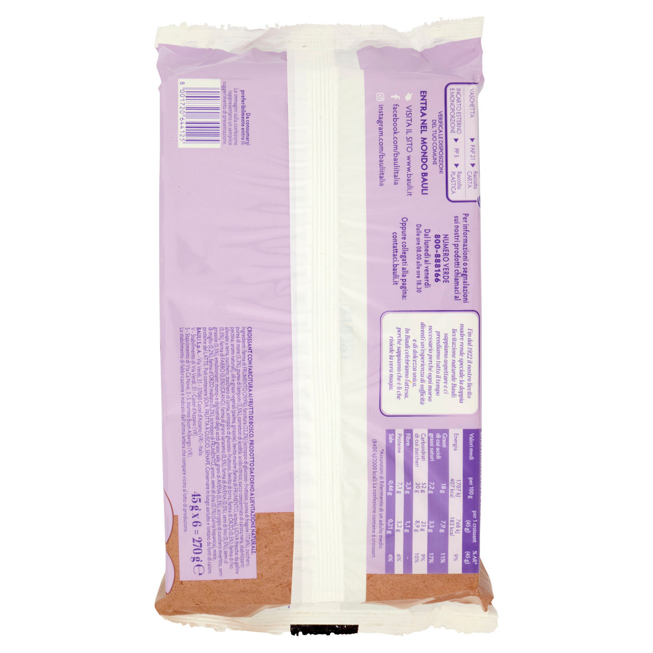 Croissant ai frutti di bosco 7 cereali 270 gr - Immagine 31