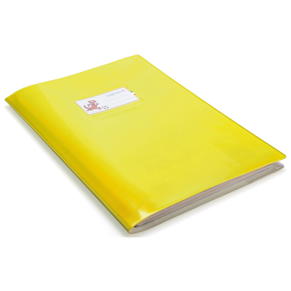 Copri quaderno Coprimaxi giallo 21 x 30 cm