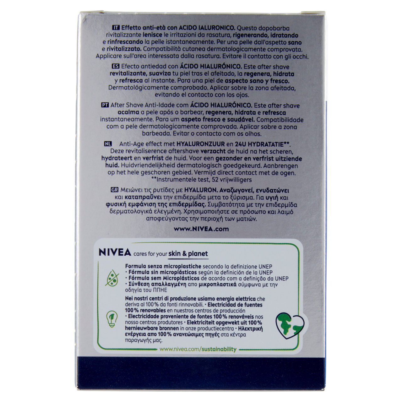 Balsamo dopobarba nivea men active age hyaluron ml100 - Immagine 21