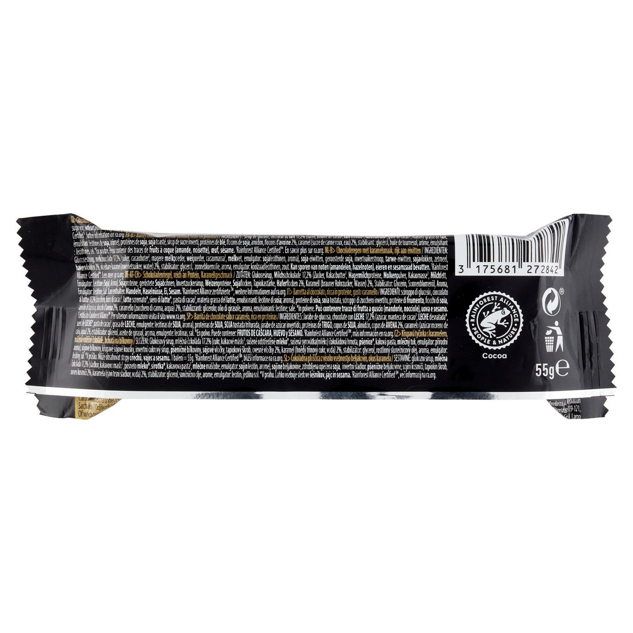 Barretta proteica gusto caramello 55 gr - Immagine 51