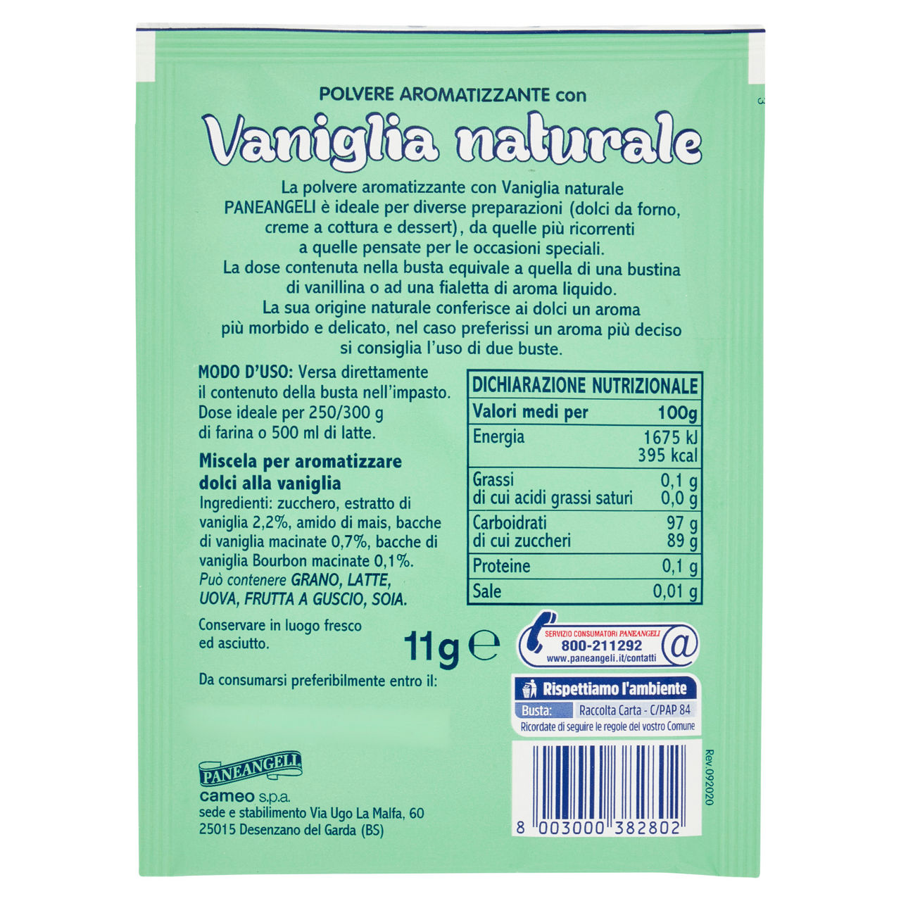 Polvere aromatizzante con vaniglia naturale 11 gr - Immagine 11
