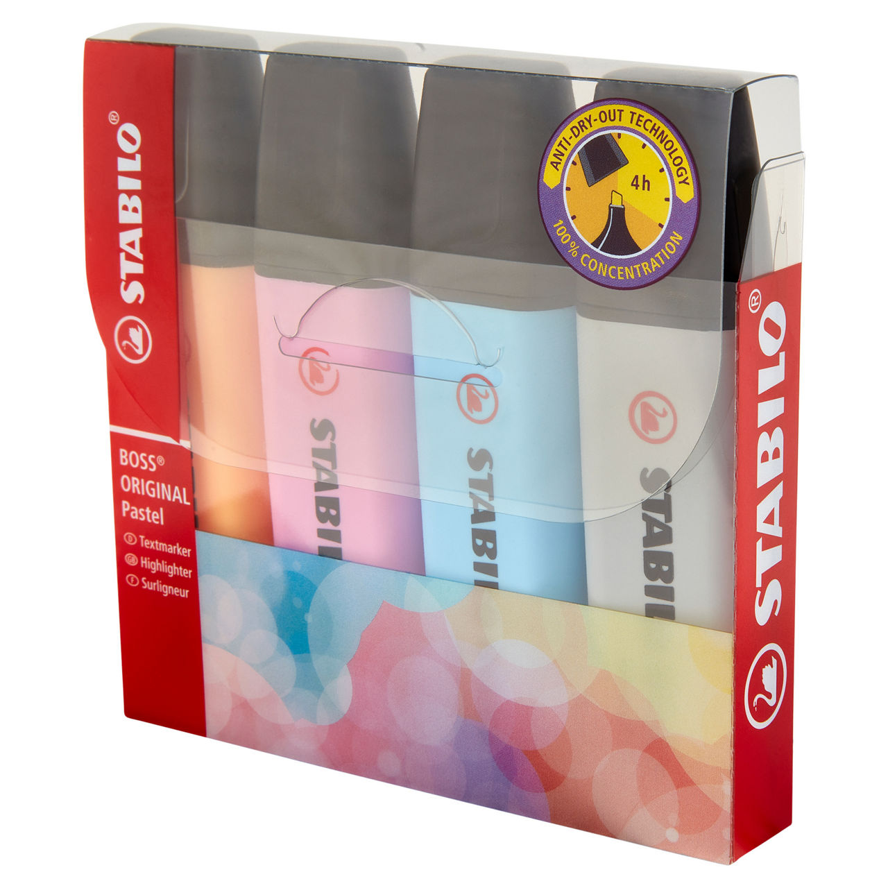4 evidenziatori pastel colori assortiti - Immagine 21