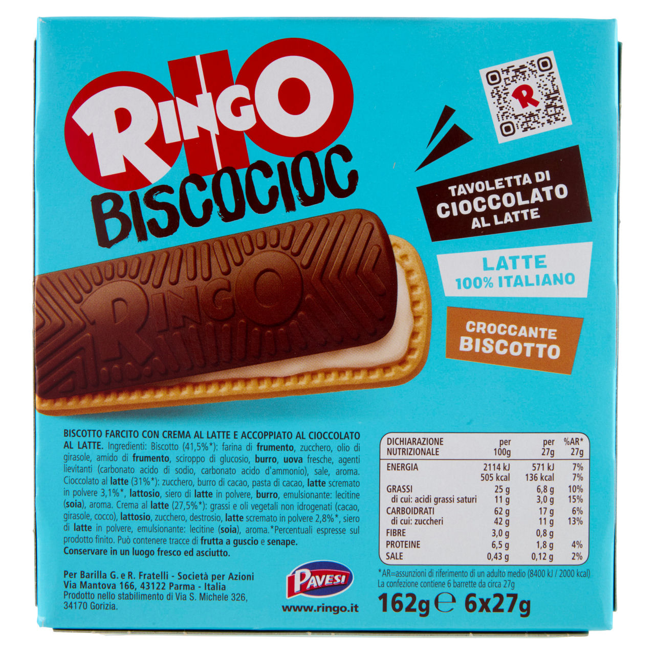 Biscotto farcito con crema al latte 162 gr - Immagine 61