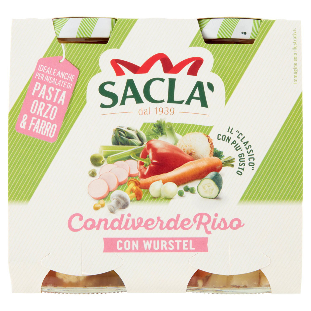 Condiverde riso con wurstel 2 pz x 290 gr