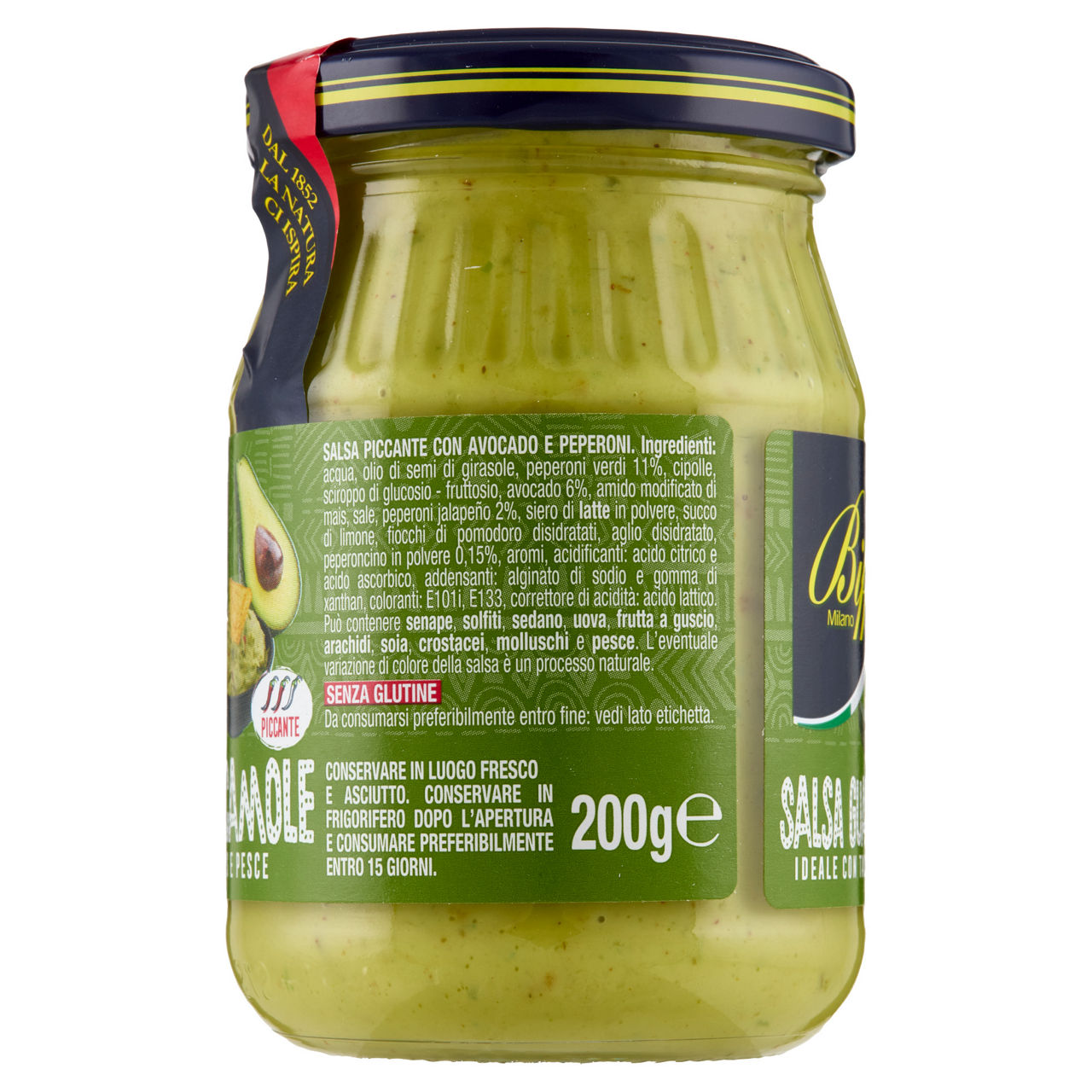 Salsa guacamole con avocado e peperoni piccante 200 gr - Immagine 41
