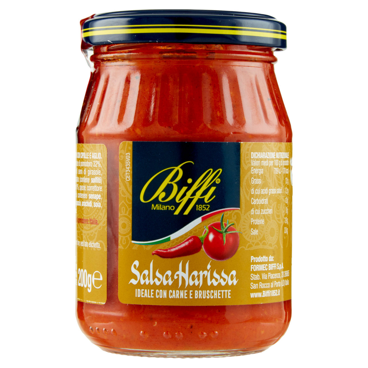 Salsa harissa al pomodoro con cipolle a aglio piccante 200 gr - Immagine 41