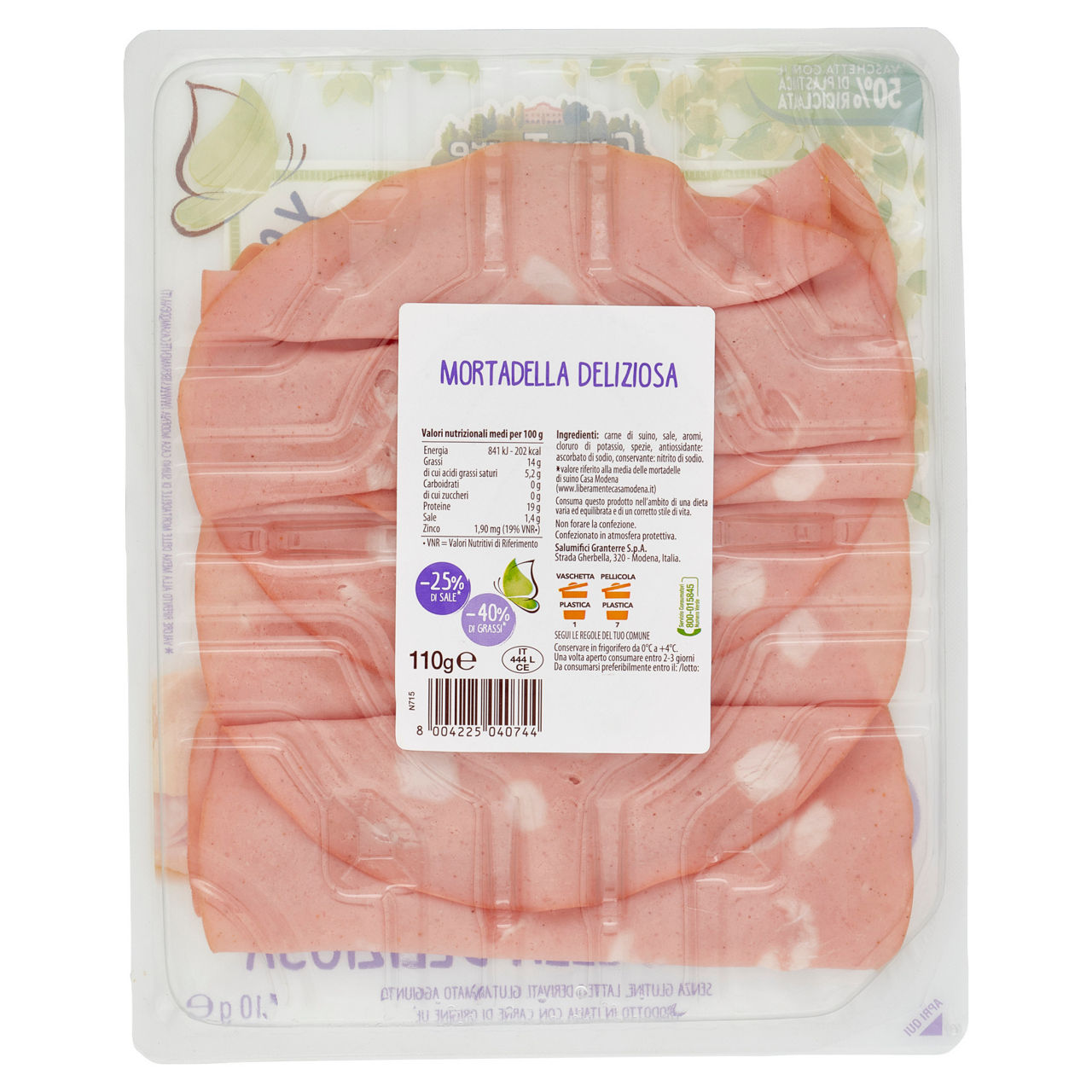 Mortadella deliziosa affettata 110 gr - Immagine 21