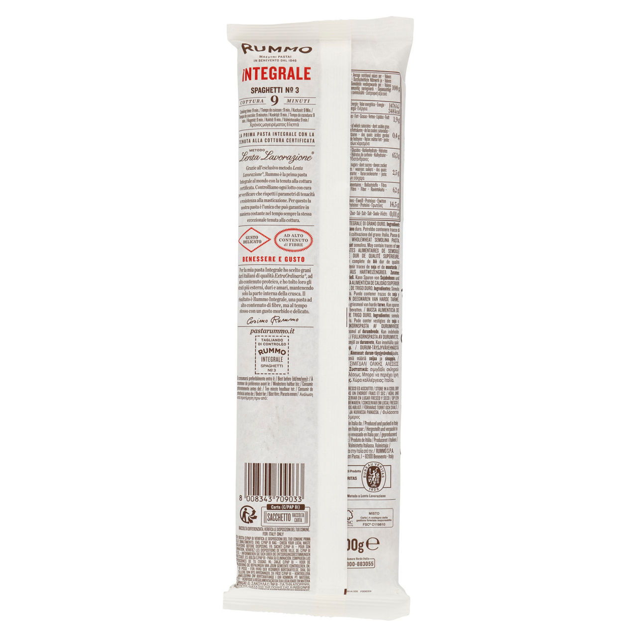 Spaghetti integrali n°3 500 gr - Immagine 41