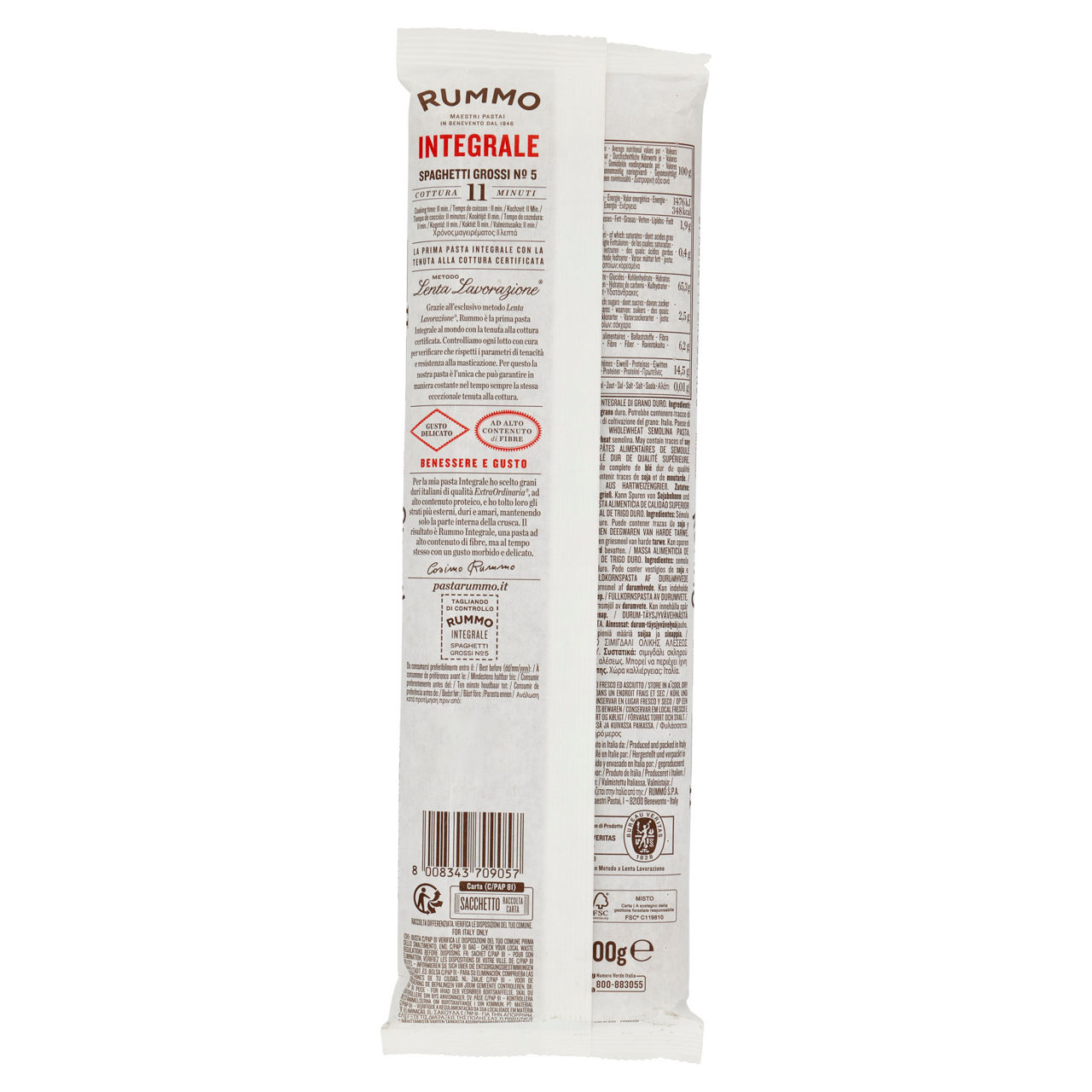 Spaghetti grossi integrali n°5 500 gr - Immagine 31