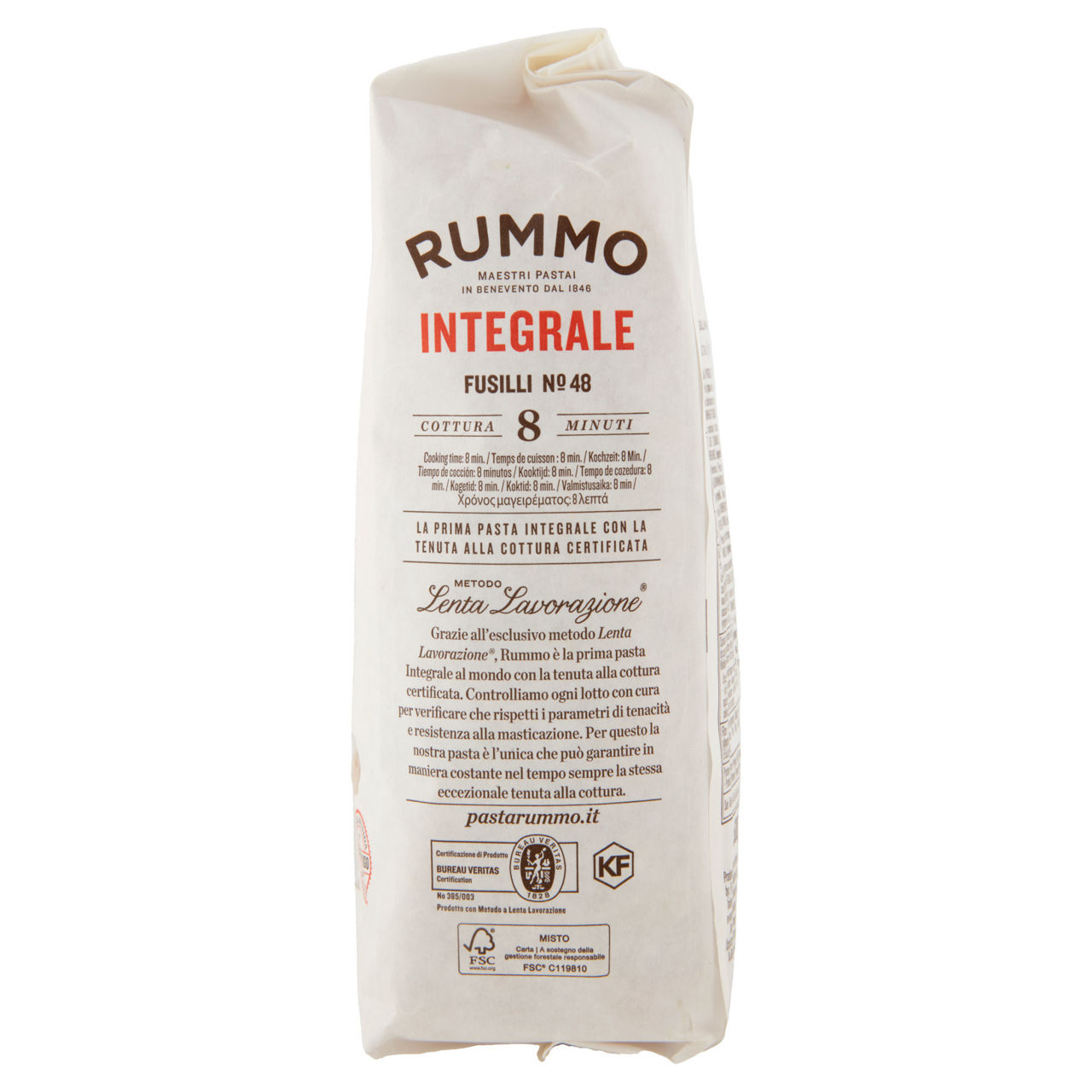 Pasta fusilli integrali n°48 500 gr - Immagine 21