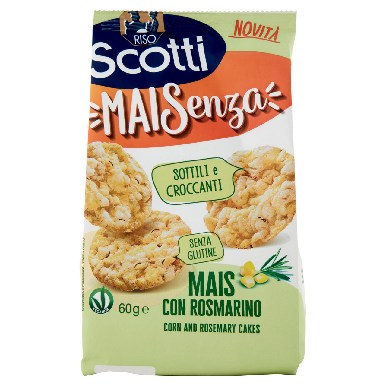 Gallette di mais e rosmarino 60 gr - Immagine 01