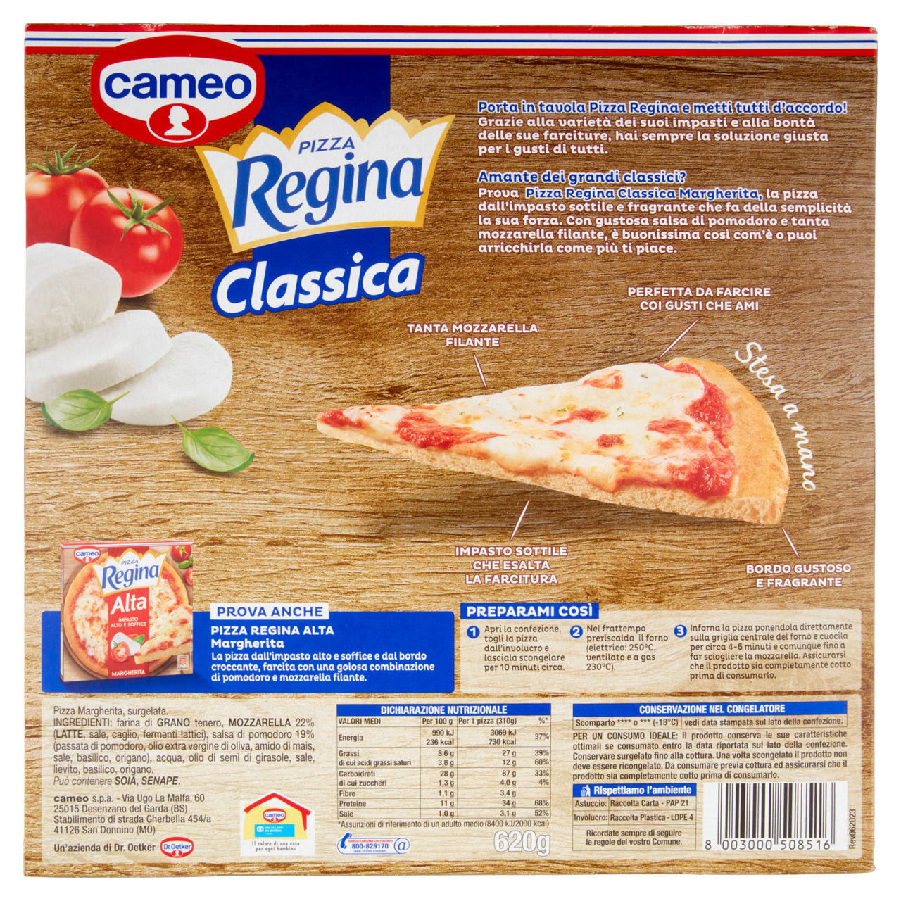 Pizza Margherita 2 pz 620 gr - Immagine 51