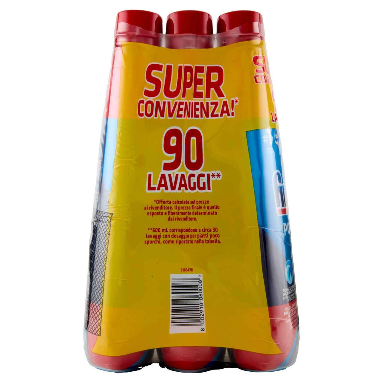 Detersivo lavastoviglie power gel max fresh 3 pz x 30 lavaggi - Immagine 11
