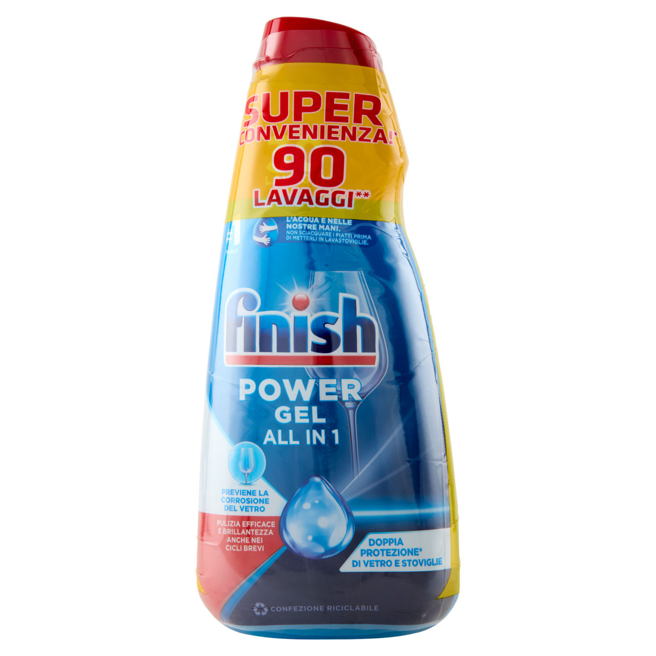 Detersivo lavastoviglie power gel stoviglie perfette 3 pz x 30 lavaggi - Immagine 01