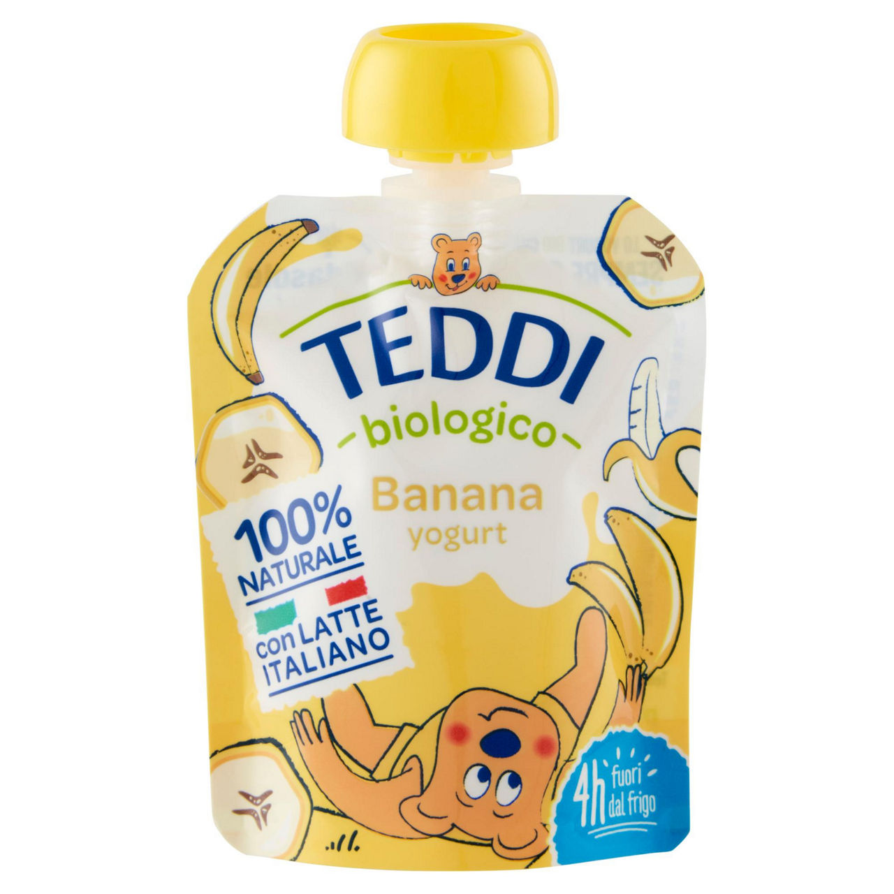 Pouch yogurt bio alla banana 85 gr