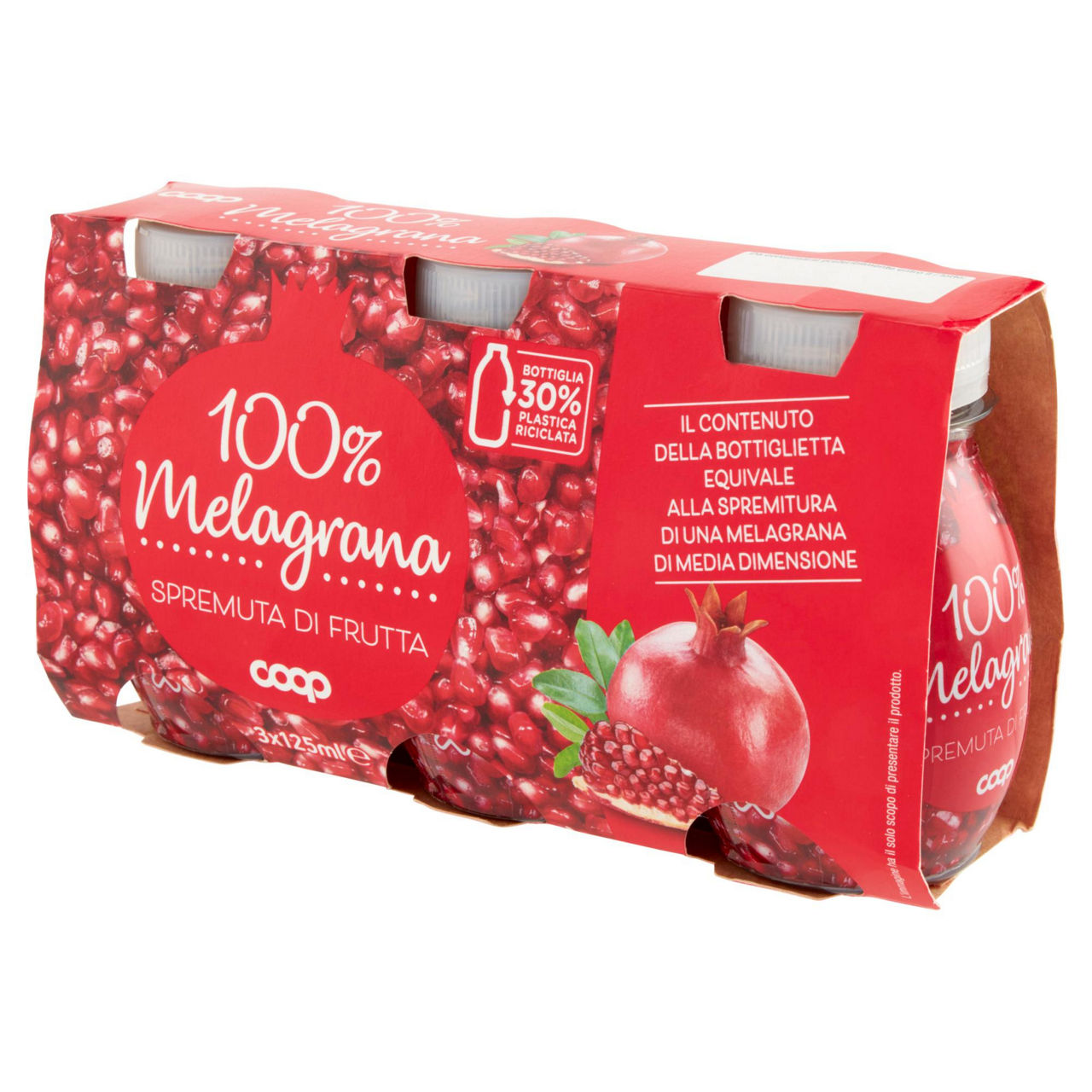 Spremuta 100% melograno coop rpet 30% cluster ml 125 x 3 - Immagine 11