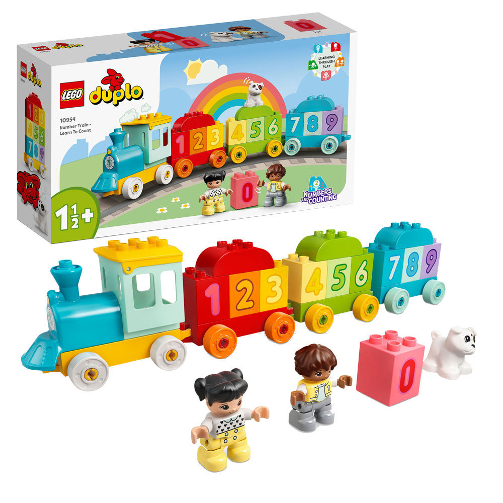 Treno dei numeri impariamo a contare Duplo 10954