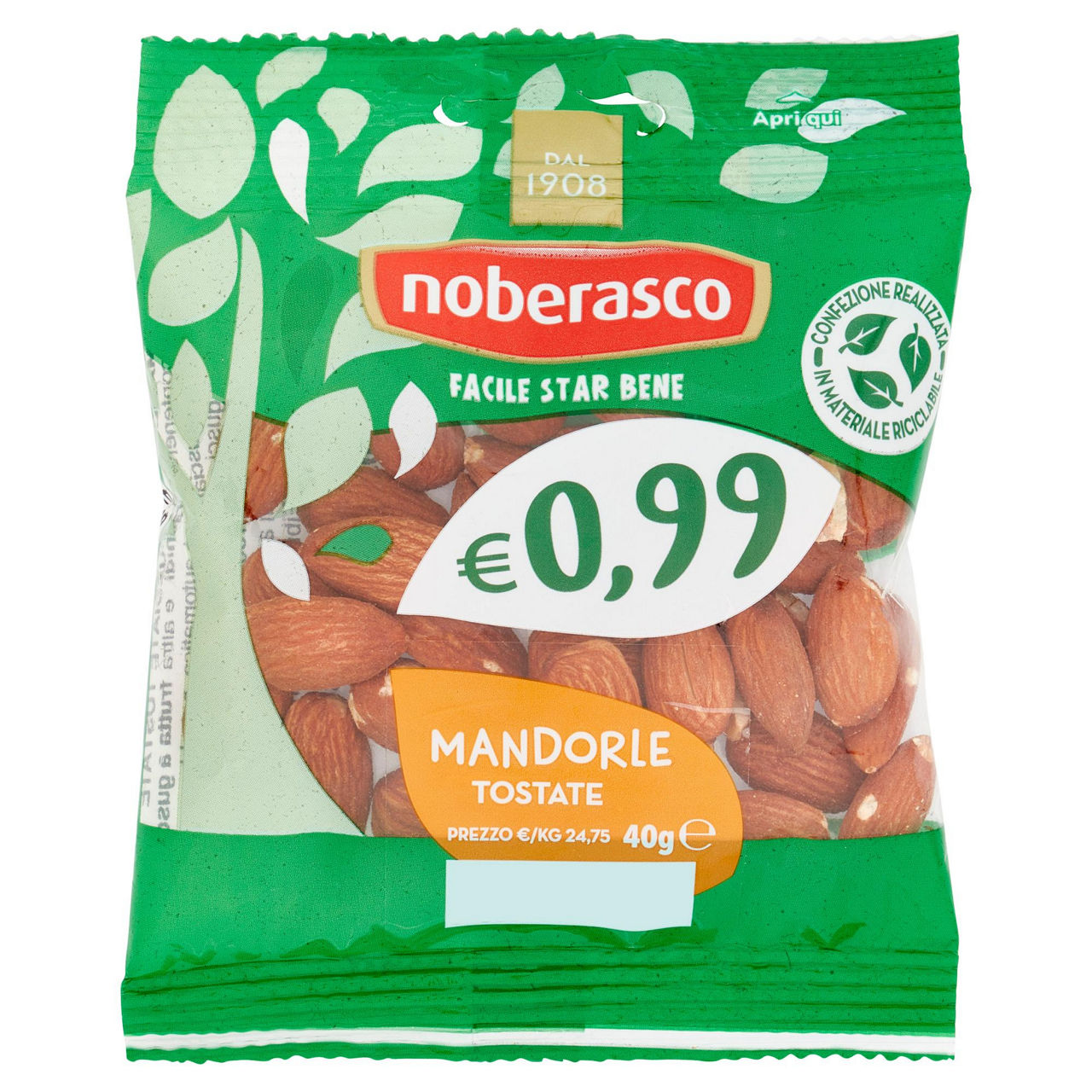 Mandorle tostate 40 gr - Immagine 01
