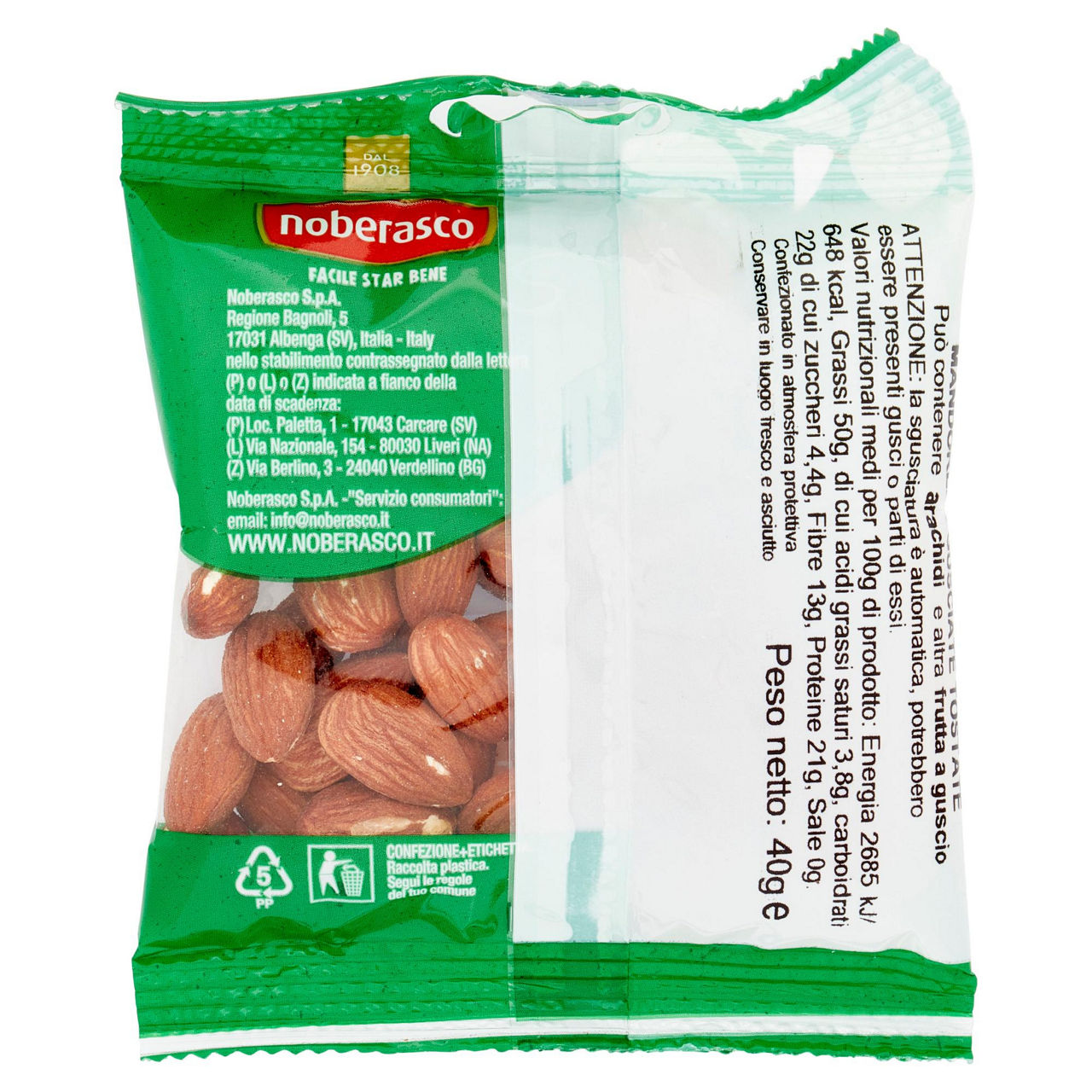 Mandorle tostate 40 gr - Immagine 11