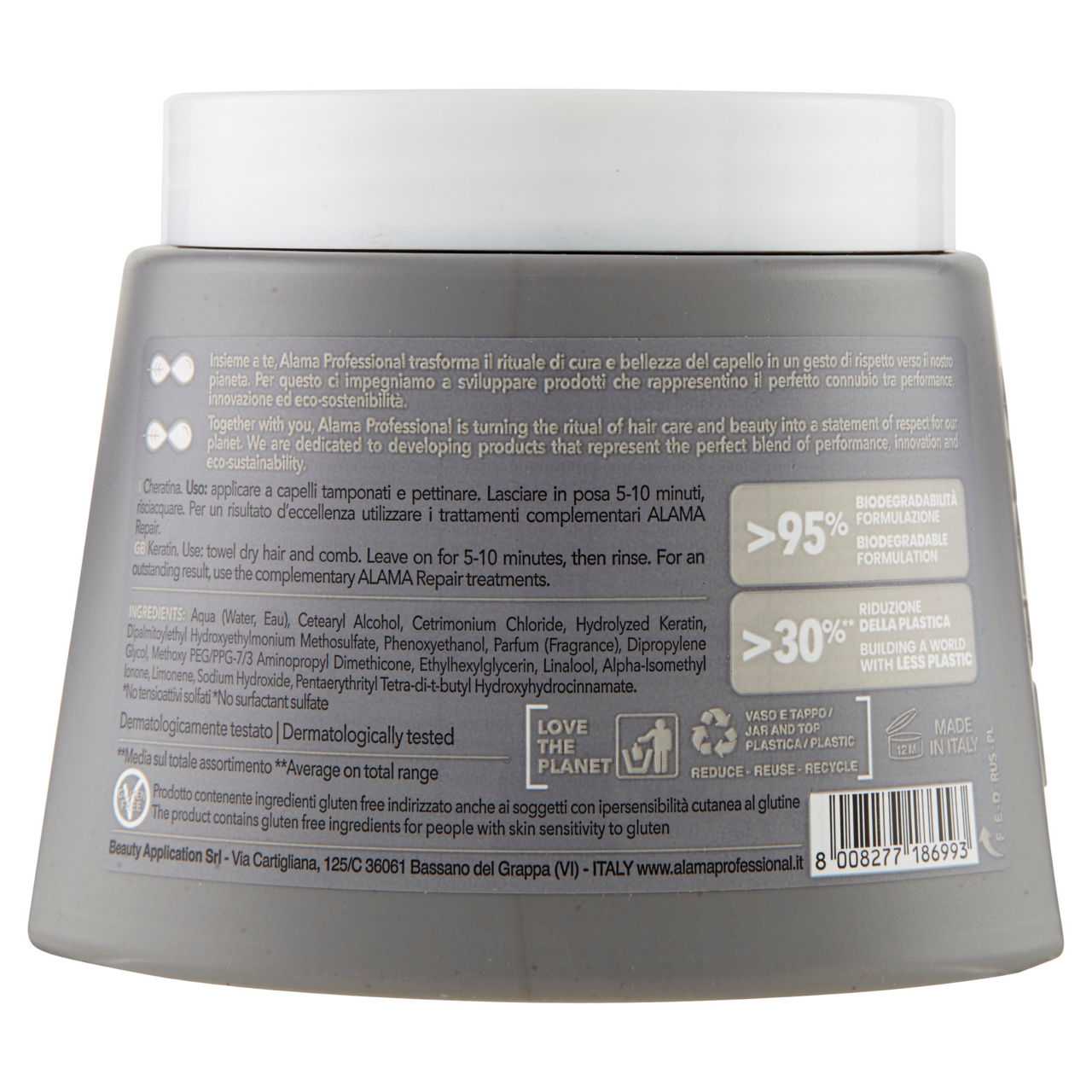 Maschera ristrutturante capelli danneggiati e sfibrati 500 ml - Immagine 11