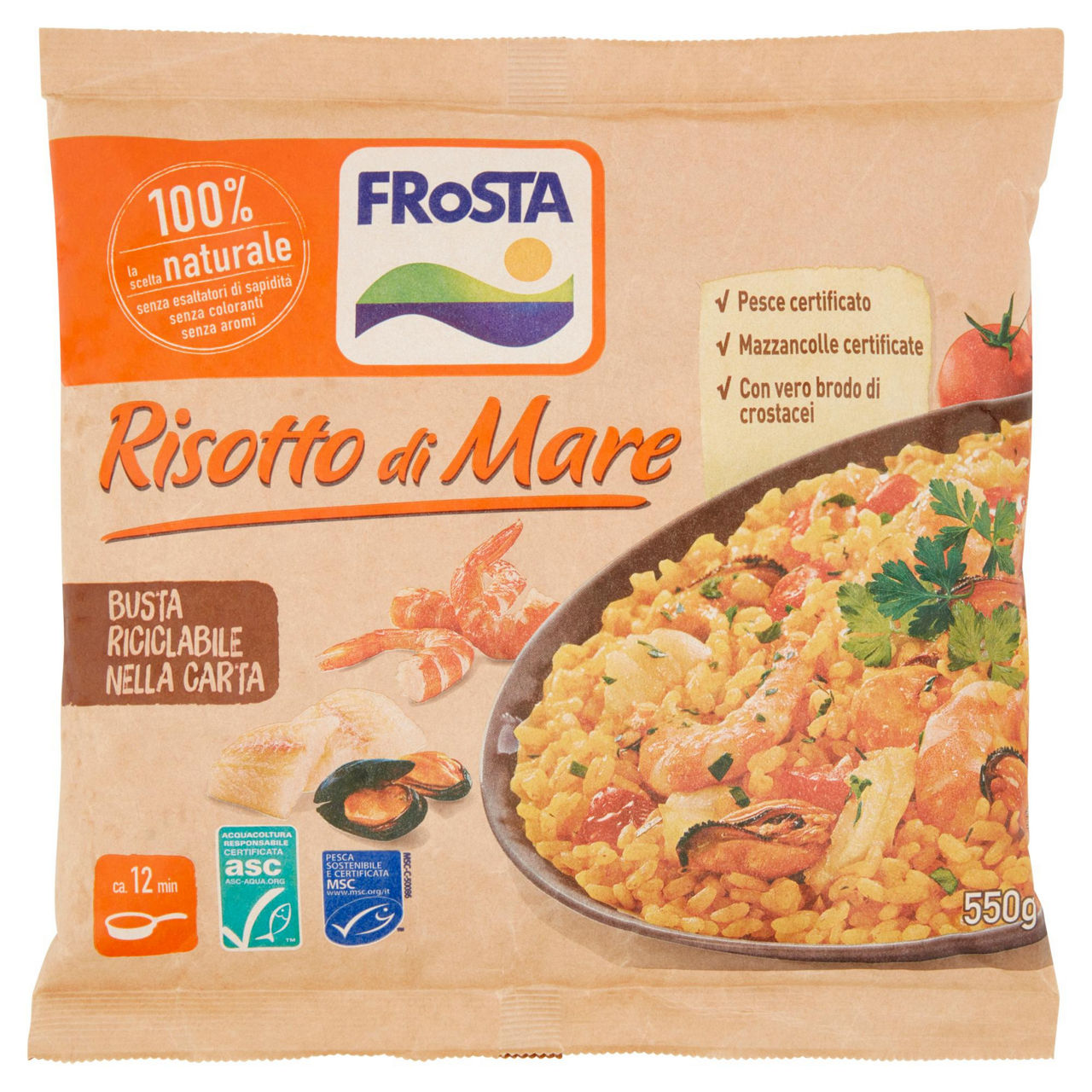 Risotto di mare surgelato 550 gr - Immagine 01