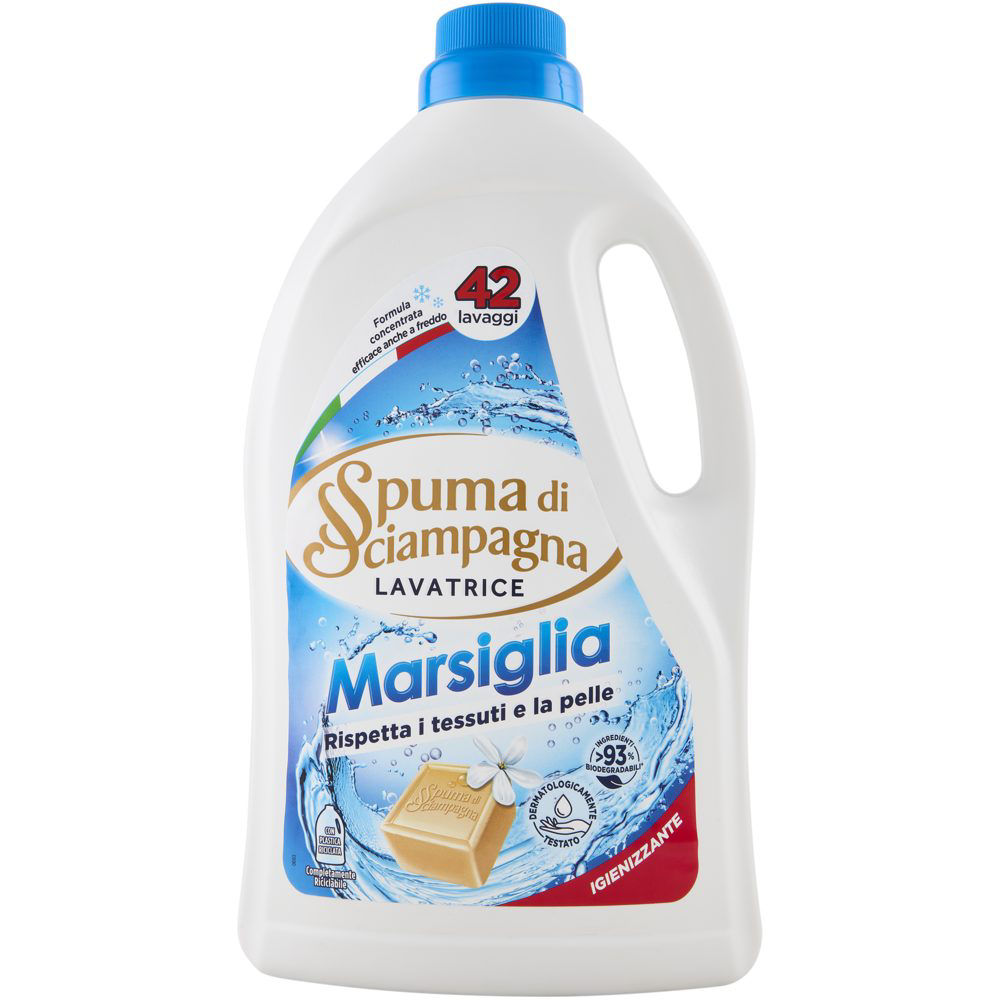 Detersivo lavatrice liquido marsiglia 42 lavaggi - Immagine 01
